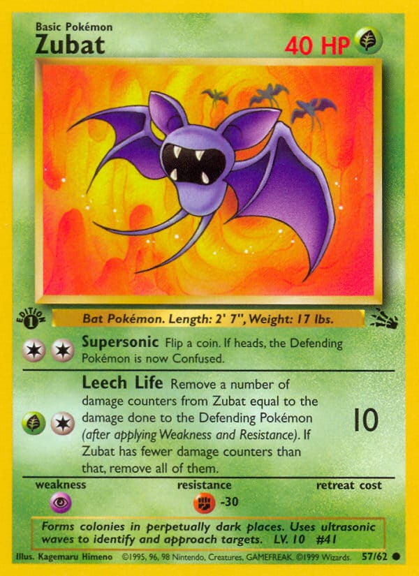 Zubat, Fossil · 57/62