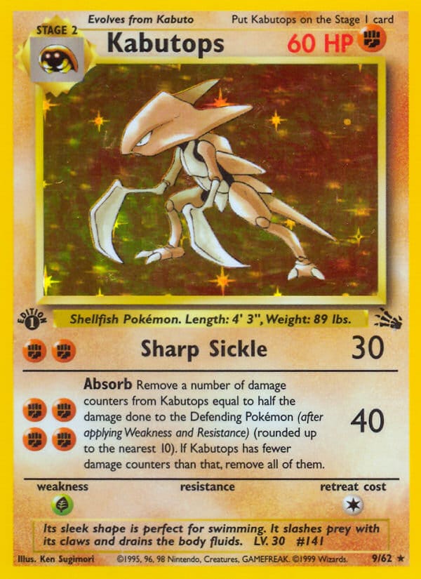 Kabutops, Fossil · 09/62