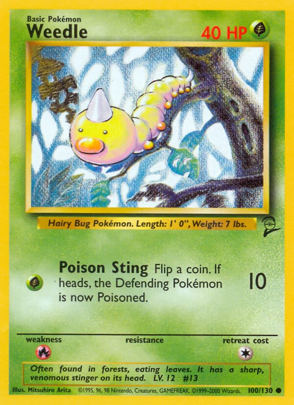 Weedle, Base Set 2 · 100/130