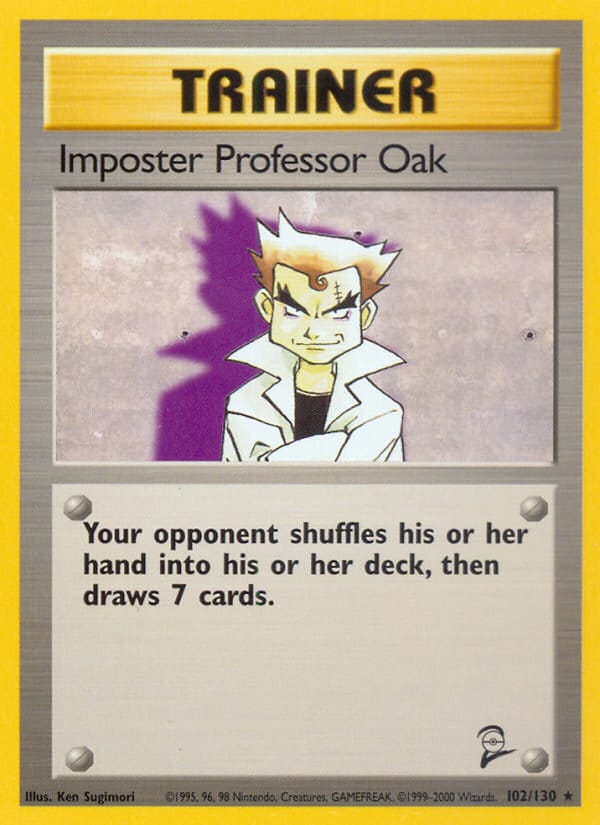 Imposter Professor Oak, Base Set 2 · 102/130