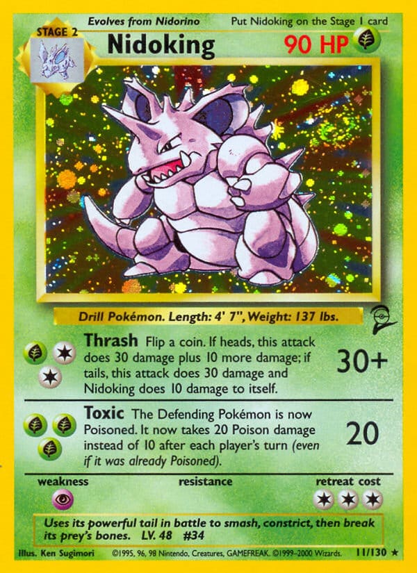 Nidoking, Base Set 2 · 011/130