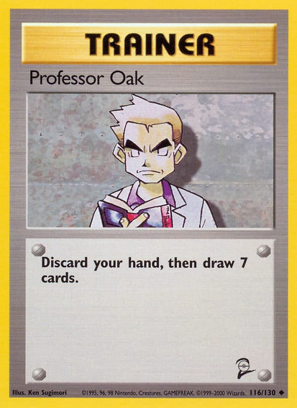 Professor Oak, Base Set 2 · 116/130