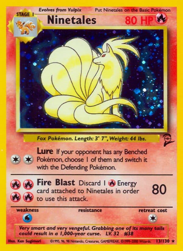 Ninetales, Base Set 2 · 013/130