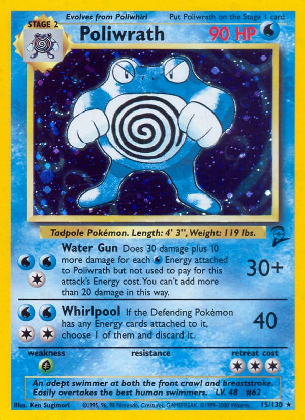 Poliwrath, Base Set 2 · 015/130