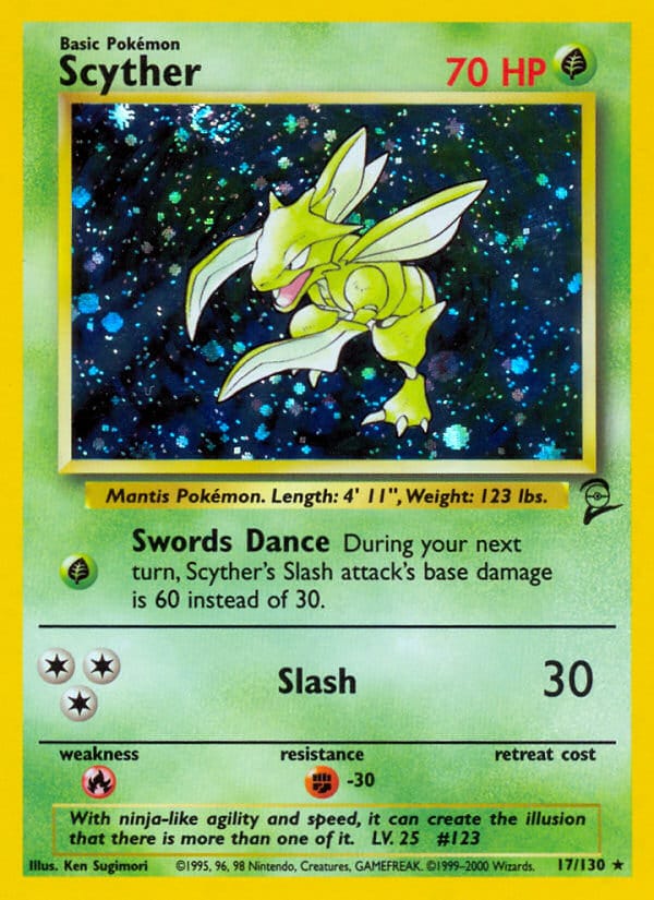 Scyther, Base Set 2 · 017/130