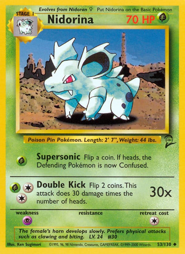 Nidorina, Base Set 2 · 053/130