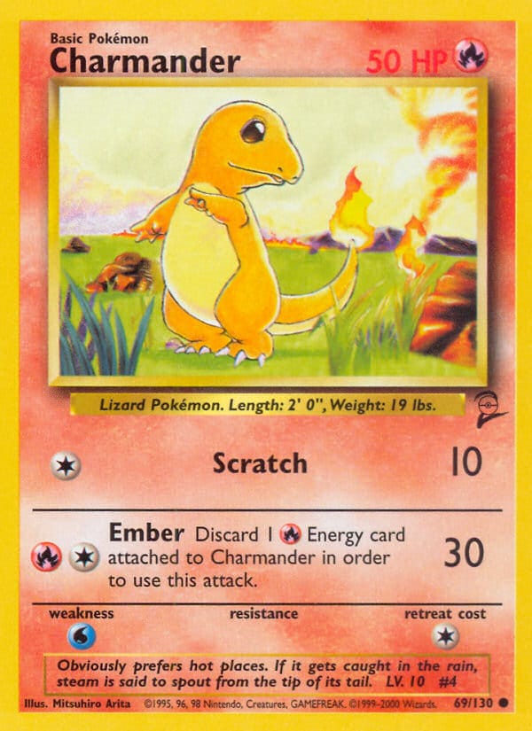 Charmander, Base Set 2 · 069/130