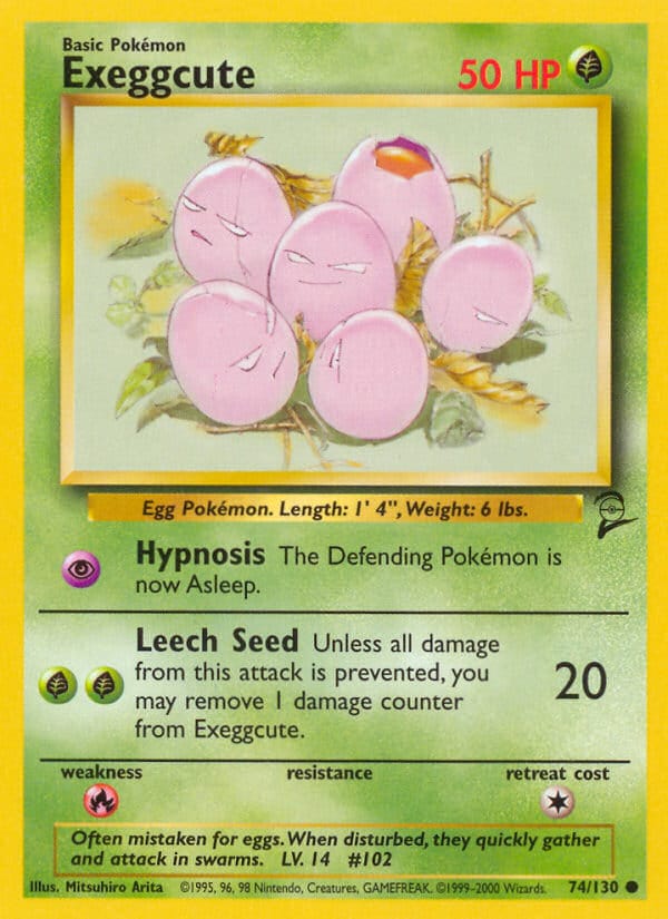 Exeggcute, Base Set 2 · 074/130