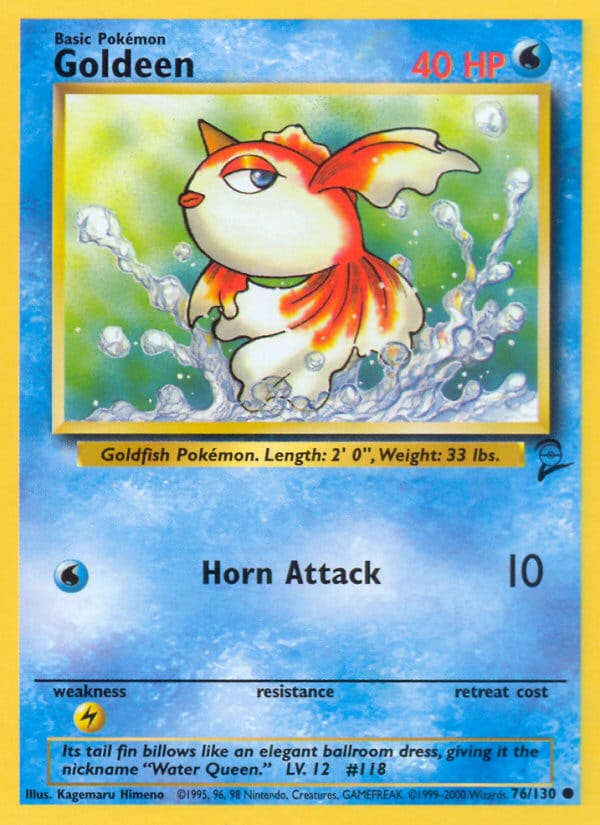 Goldeen, Base Set 2 · 076/130