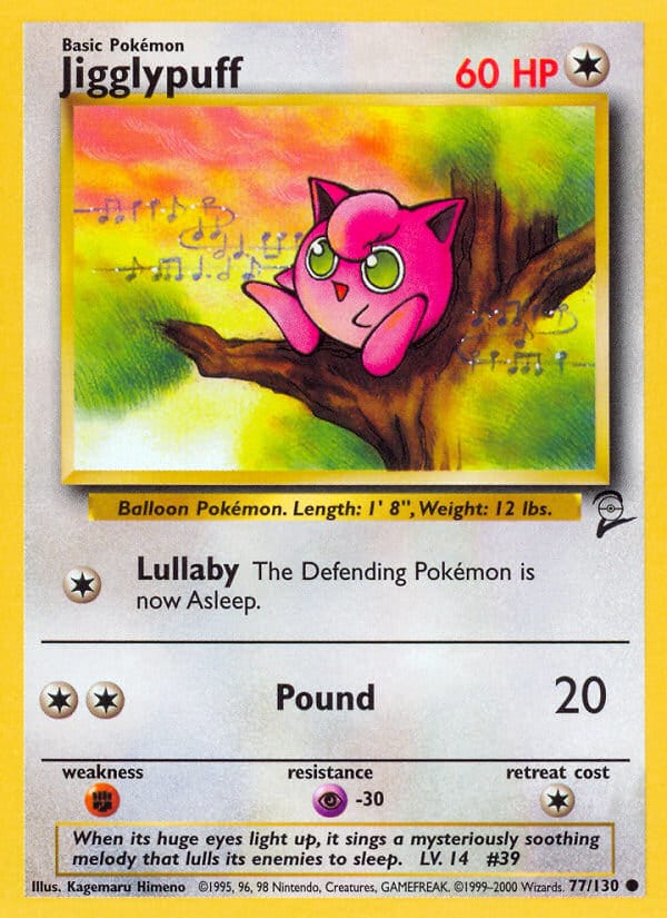 Jigglypuff, Base Set 2 · 077/130