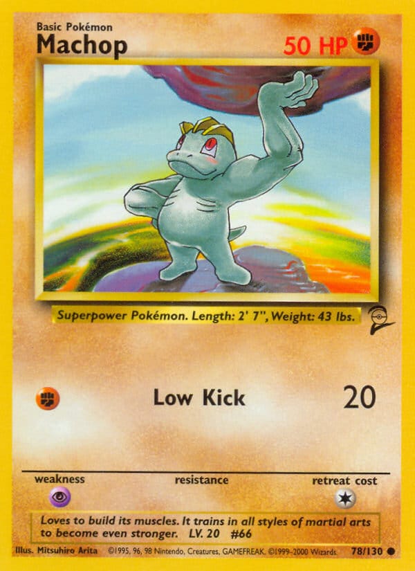Machop, Base Set 2 · 078/130
