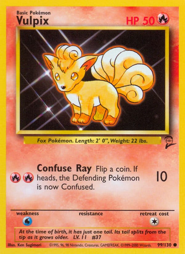 Vulpix, Base Set 2 · 099/130