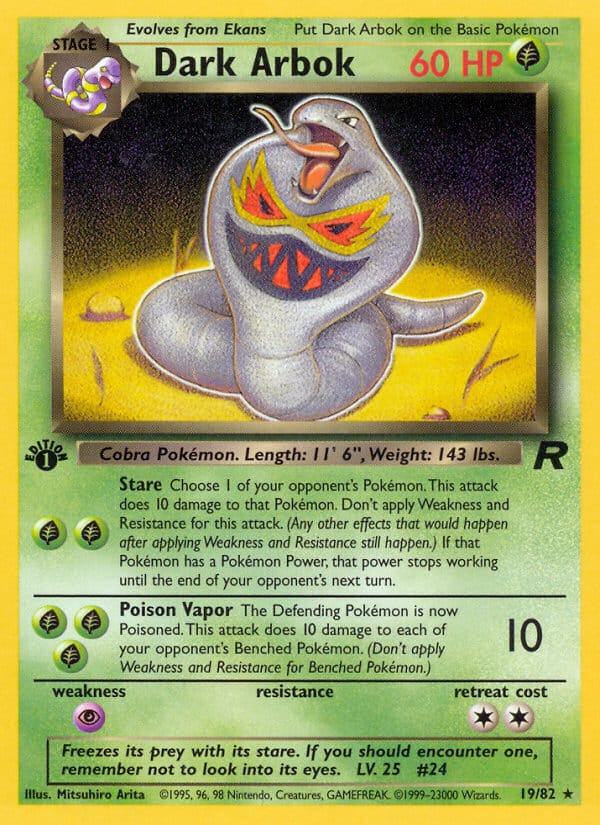 Dark Arbok, Team Rocket · 19/82