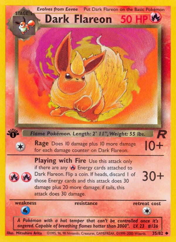 Dark Flareon, Team Rocket · 35/82