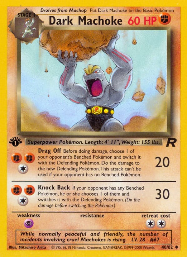 Dark Machoke, Team Rocket · 40/82