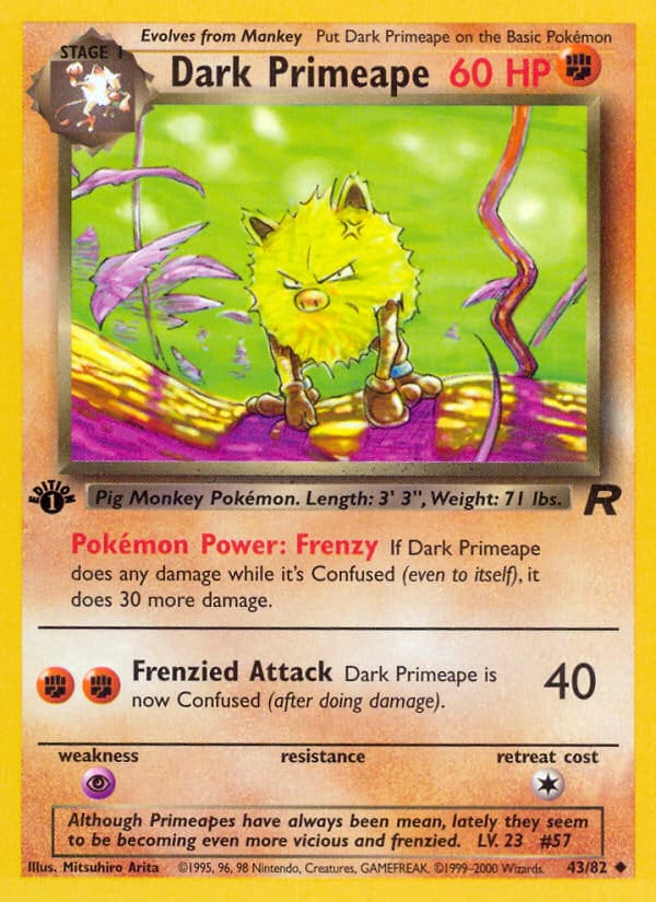 Dark Primeape, Team Rocket · 43/82