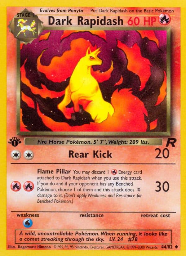 Dark Rapidash, Team Rocket · 44/82
