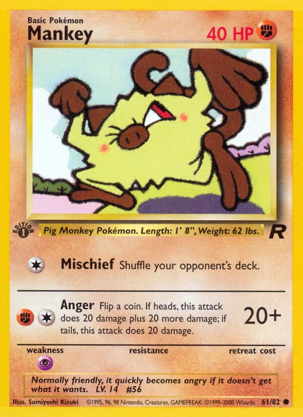 Mankey, Team Rocket · 61/82