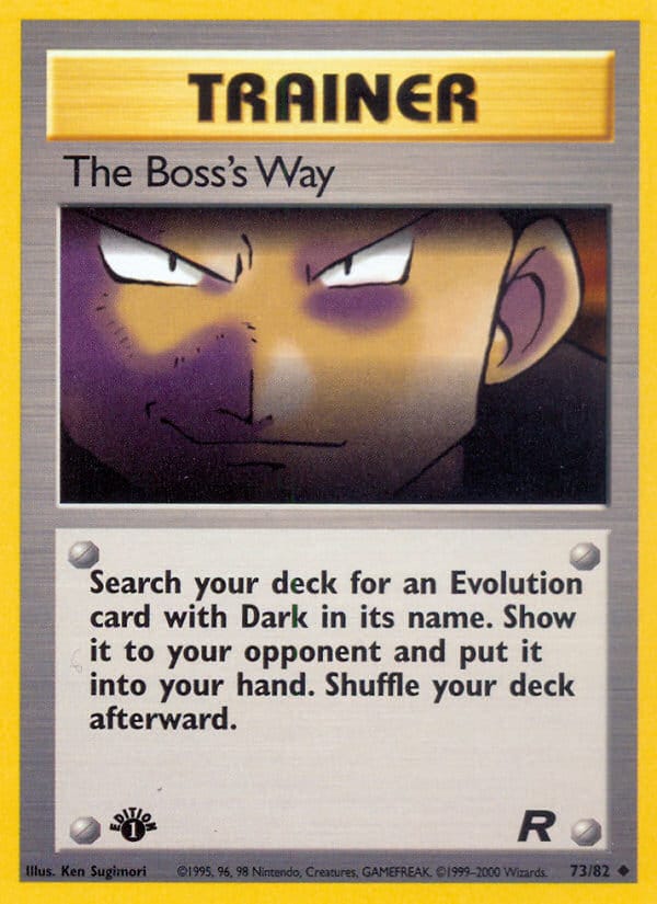 The Boss's Way, Team Rocket · 73/82