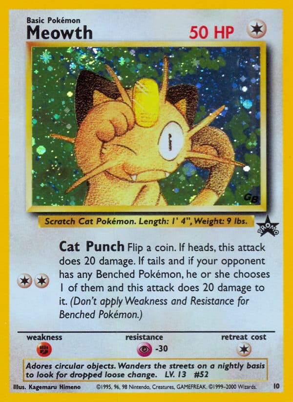 Meowth, WoTC Promo · 10/53