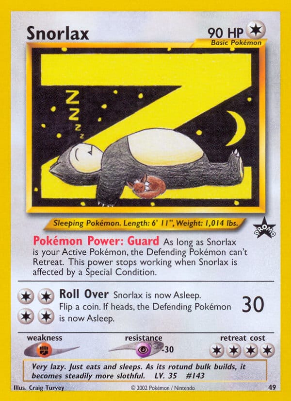 Snorlax, WoTC Promo · 49/53