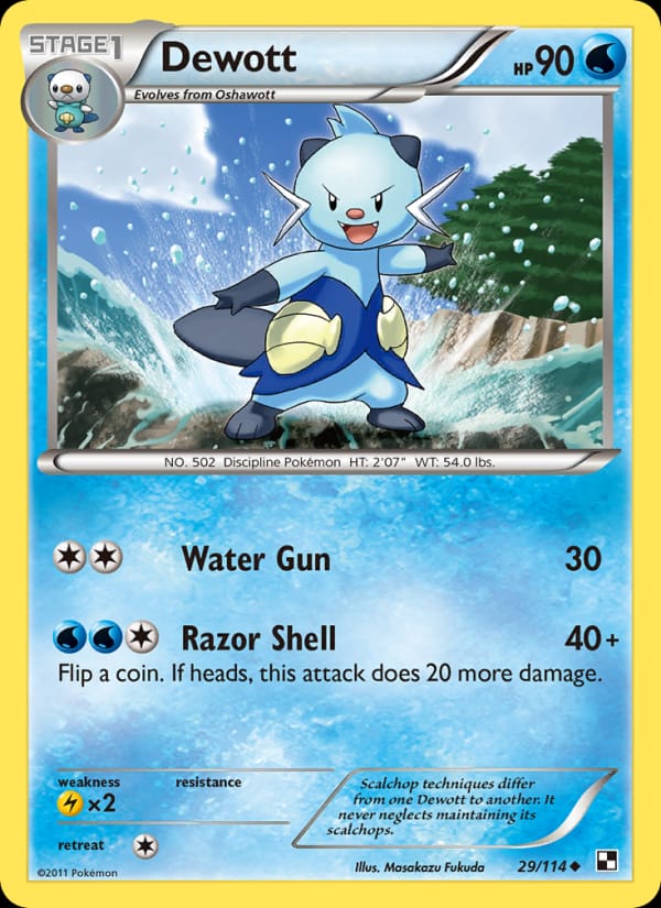 Dewott, Black and White · 29/114