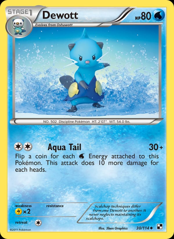 Dewott, Black and White · 30/114