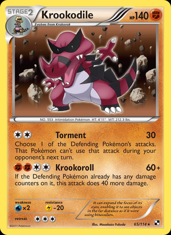 Krookodile, Black and White · 65/114