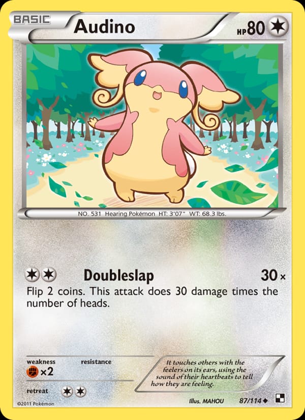 Audino, Black and White · 87/114