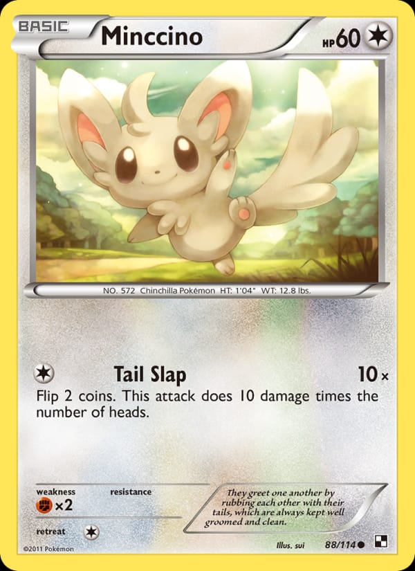 Minccino, Black and White · 88/114