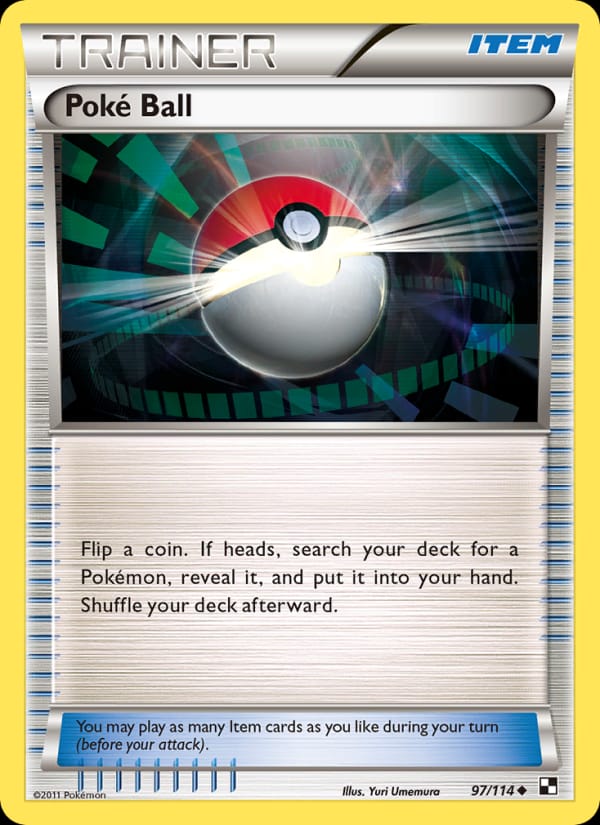 Poke Ball, Black and White · 97/114