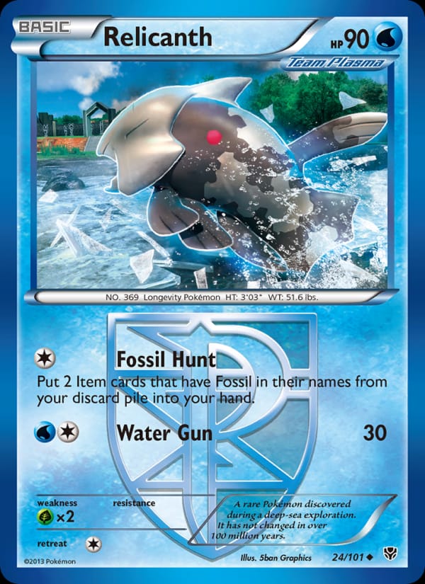 Relicanth, Plasma Blast · 24/101