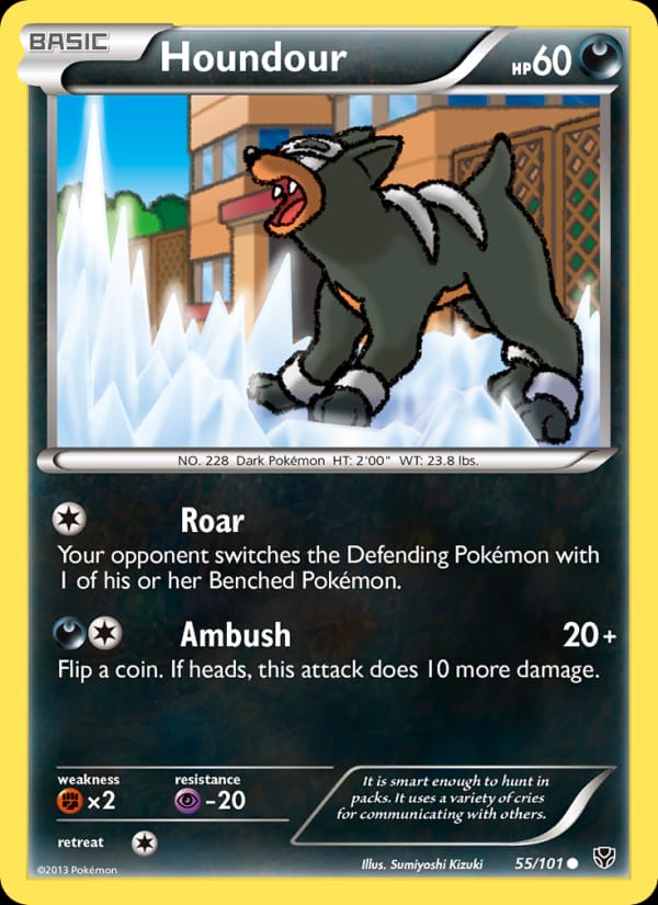 Houndour, Plasma Blast · 55/101