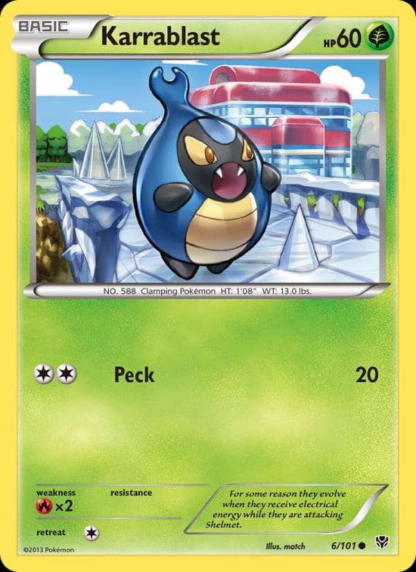 Karrablast, Plasma Blast · 6/101