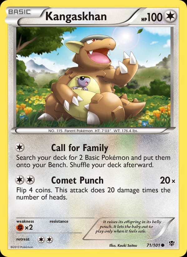 Kangaskhan, Plasma Blast · 71/101