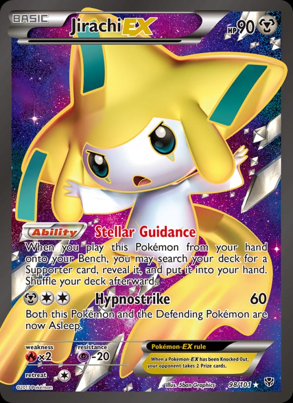 Jirachi EX, Plasma Blast · 98/101