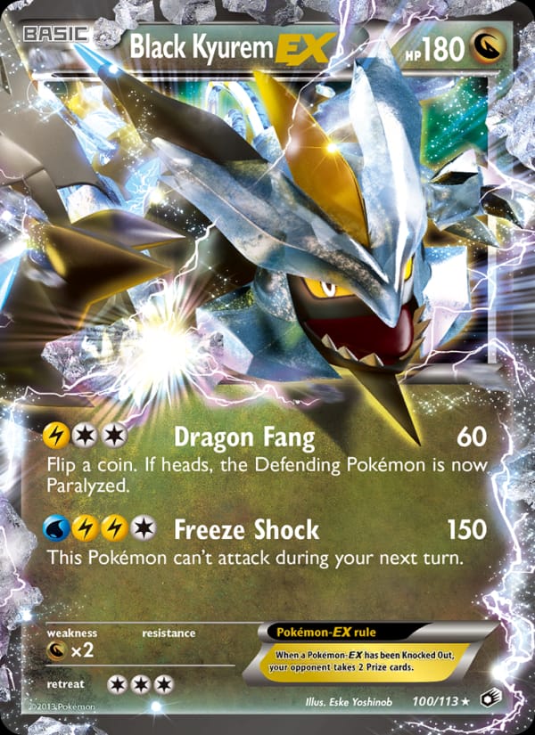 Black Kyurem EX, Legendary Treasures · 100/113