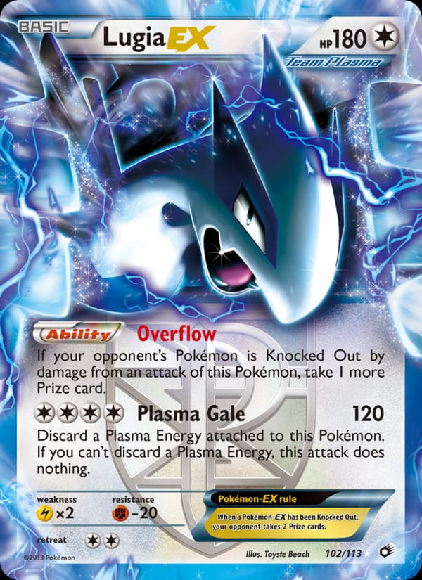 Lugia EX, Legendary Treasures · 102/113