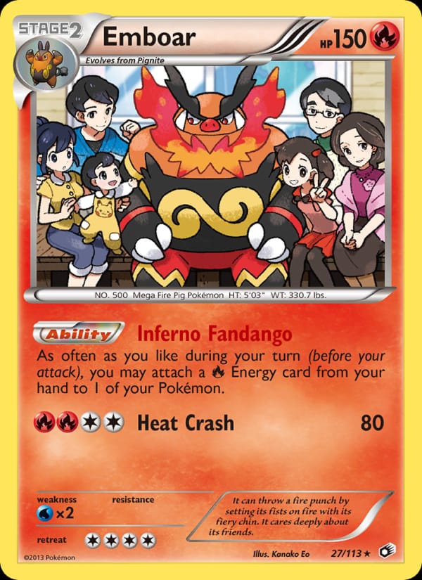Emboar, Legendary Treasures · 27/113