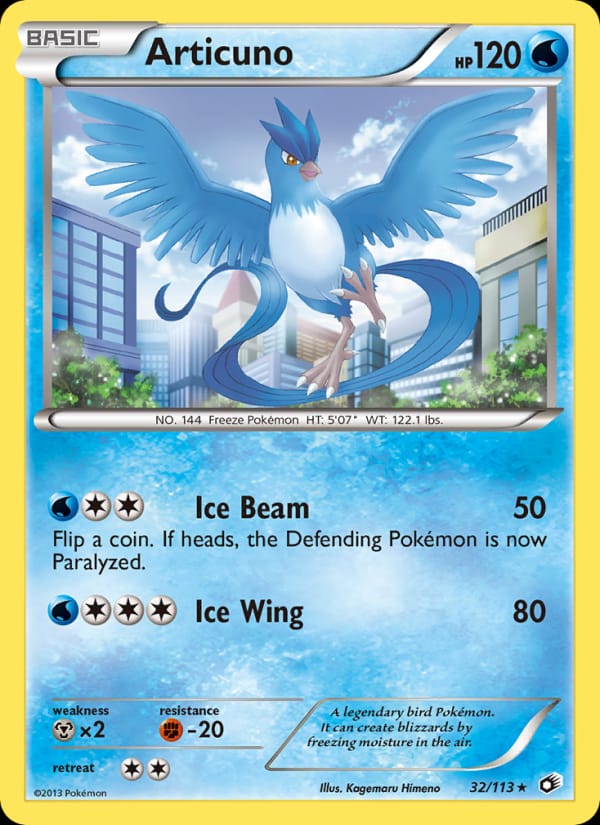 Articuno, Legendary Treasures · 32/113