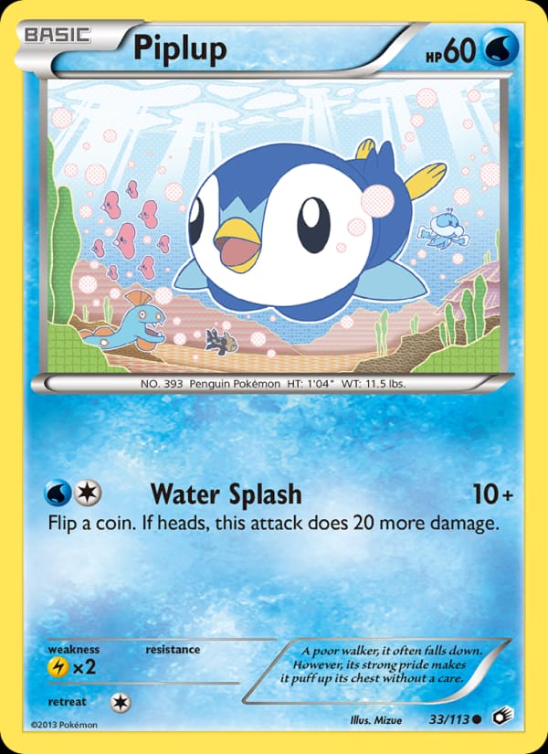 Piplup, Legendary Treasures · 33/113