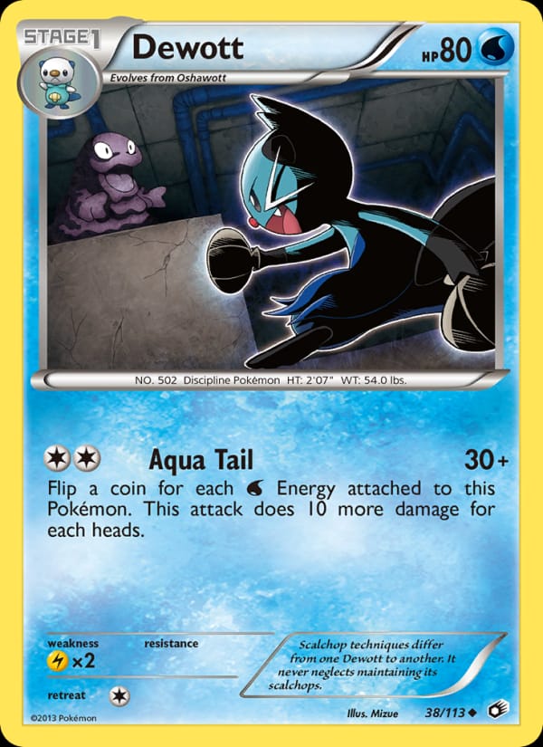 Dewott, Legendary Treasures · 38/113