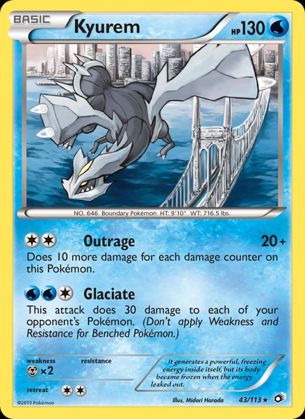 Kyurem, Legendary Treasures · 43/113