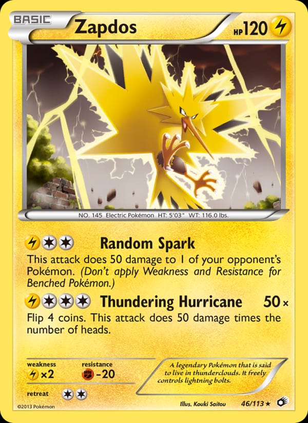 Zapdos, Legendary Treasures · 46/113