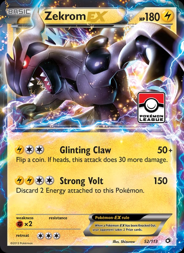 Zekrom EX, Legendary Treasures · 52/113