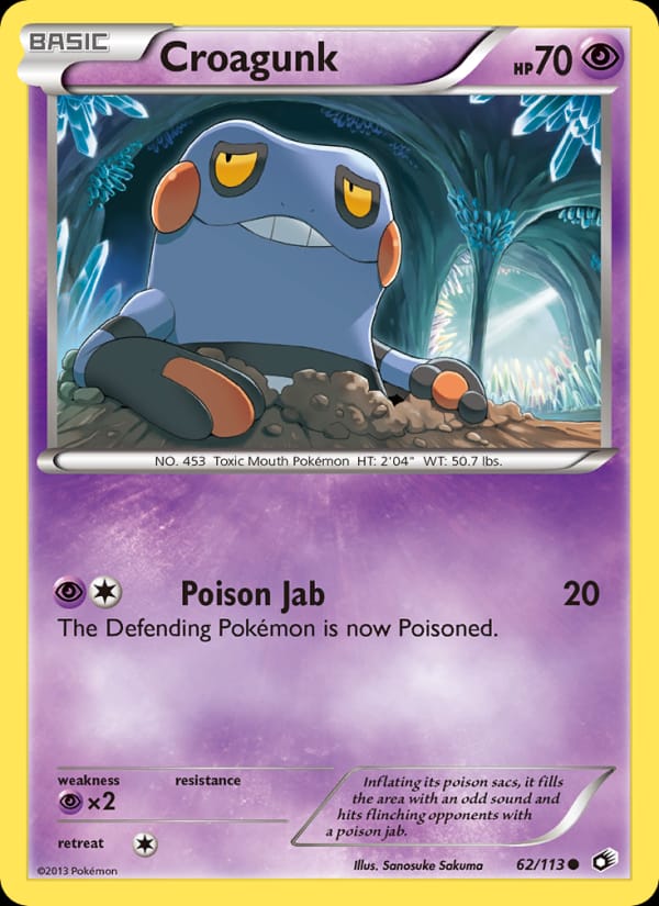 Croagunk, Legendary Treasures · 62/113