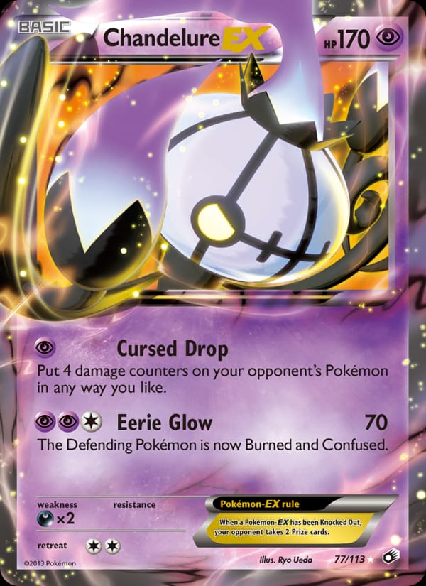 Chandelure EX, Legendary Treasures · 77/113