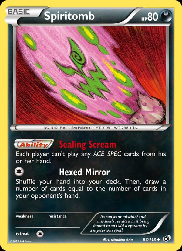 Spiritomb, Legendary Treasures · 87/113