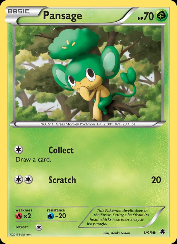 Pansage, Emerging Powers · 1/98