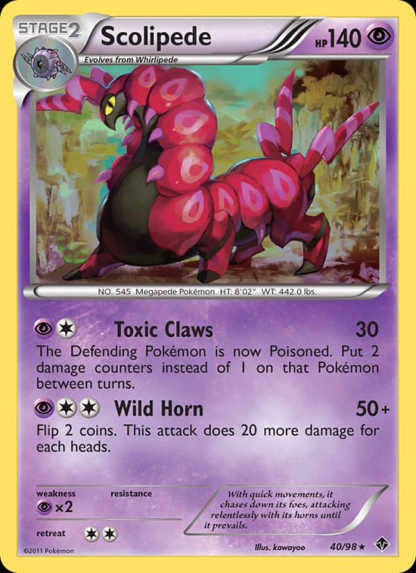 Scolipede, Emerging Powers · 40/98